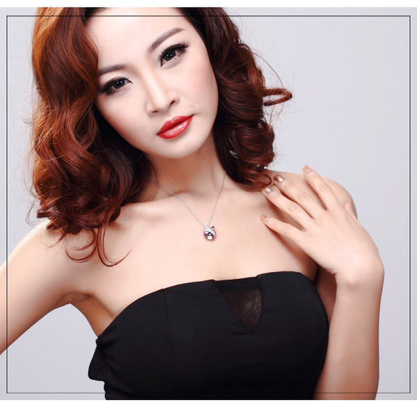 NLFA066 Charm Swan Pendant Necklace