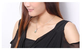 NLFA077 Fashion Water Drop Pendant Necklace