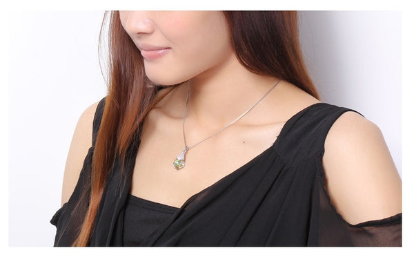 NLFA077 Fashion Water Drop Pendant Necklace