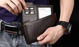 Fashion Two Color Options Brown Black Men Wallet
