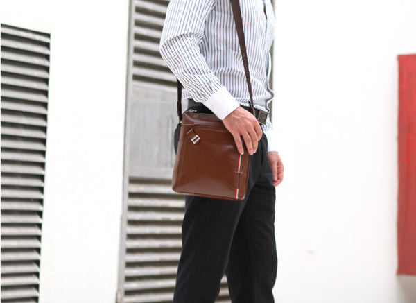 Fashion Two Color Options Briefcase Messenger