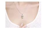 NLFA179 Charm Water Drop Pendant Necklace