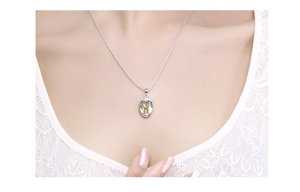 NLFA179 Charm Water Drop Pendant Necklace