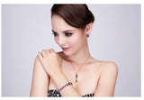 NLFA046 Fashion Charm Bamboo Pendant Necklace