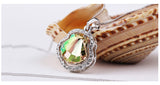 NLFA061 Fancy Water Drop  Pendant Necklace