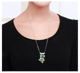 NLFA230 Charm Icicle Pendant Necklace Sweater Chain