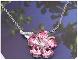 NLFA084 Charm Sakura Pendant Necklace