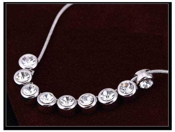 NLFA050 Fashion Beaded Link Pendant Necklace