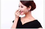 ERFA226 Fashion Charm Heavenly Swan Stud Earrings