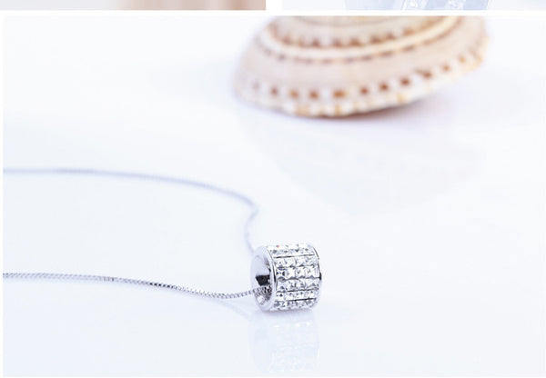 NLFA075 Charm Thick Loop Pendant Necklace