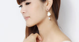 ERFA047 Fashion Dream Heart Chain  Stud Earrings