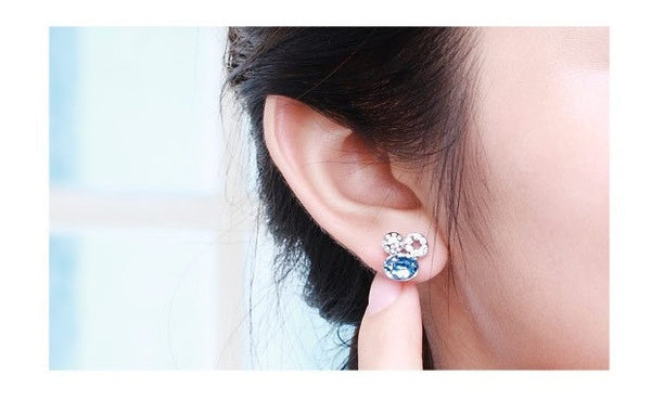 ERFA167 Fancy Charm Rabbit Stud Earrings