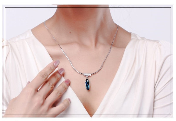 NLFA289 Charm Dream Water Drop Pendant Necklace