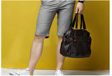 Fashion Solid Durable Brown Duffle Travel Bag