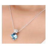 NLFA201 Dream Water Tube Pendant Necklace