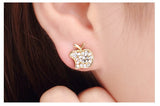 ERFA105 Fashion Charm Apple Stud Earrings