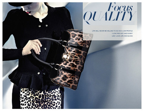 Leopard Pattern Doctor Bag