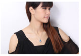 NLFA048 Charm Water Drop Pendant Necklace