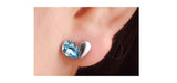 ERFA090 Fashion Charm Dear Heart Stud Earrings