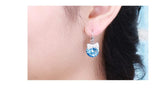 ERFA162 Fashion Charm Basket Omega-back Earrings
