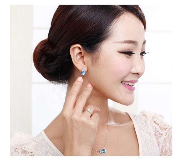 ERFA221 Classical Charm The Birch Tree Stud Earrings