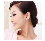 ERFA219 Trendy Classical Blossoming Flower Stud Earrings