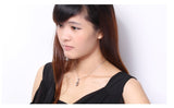 NLFA077 Fashion Water Drop Pendant Necklace