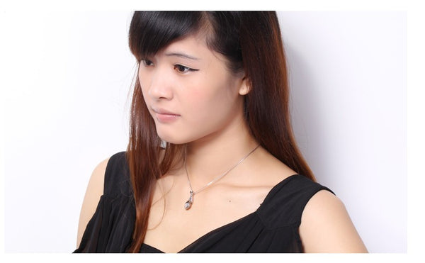 NLFA077 Fashion Water Drop Pendant Necklace