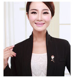 JRFBC007 Fashion Charm Phoenix Flower Brooch