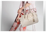 Crocodile Grain Pebbled Edge Tote Bag