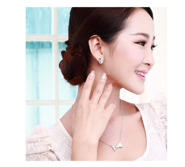 ERFA211 Fashion Charm Fancy Circle Stud Earrings