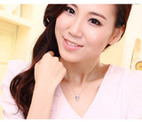 NLFA096 Fashion Snow Cross Pendant Necklace