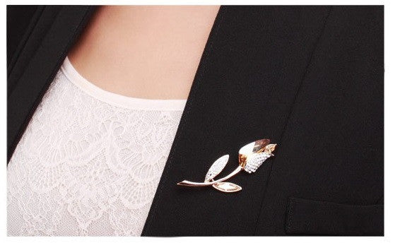 JRFBC009 Fashion Charm Beautiful Tuplip Brooch