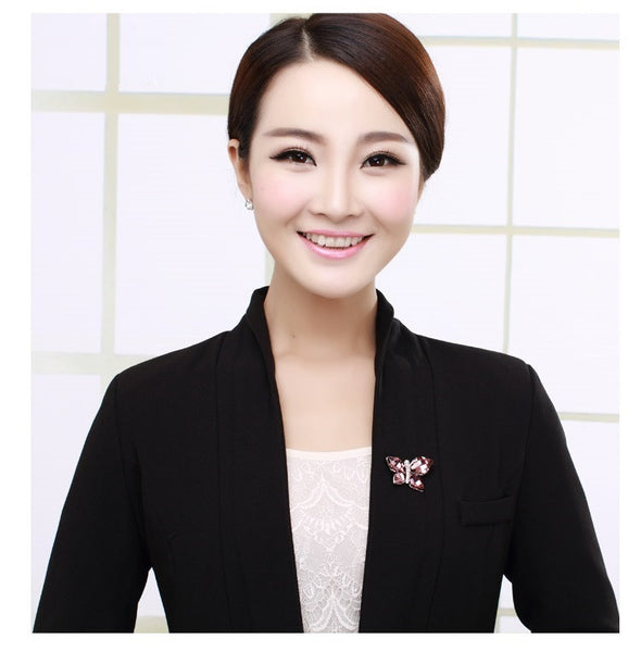 JRFBC012 Fashion Charm Flying Butterfly Brooch