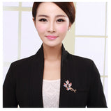 JRFBC010 Fashion Charm Big Branch Of Flower Brooch