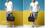 Fashion Solid Durable Brown Duffle Travel Bag