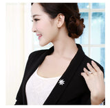 JRFBC008 Fashion Charm Flower of Swords Brooch