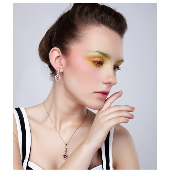 ERFA224 Fashion Charm Heart Stud Earrings