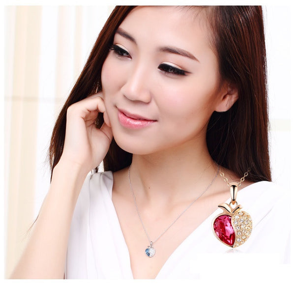 NLFA115 Fashion Apple of Cupid Pendant Necklace