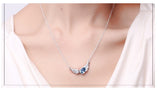 NLFA065 Fashionable Wings of Angel Pendant Necklace