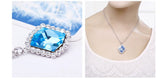 NLFA306 Fashion Ocean Rain Pendant Necklace