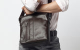 Trendy Charm Solid Brown Briefcase Messenger