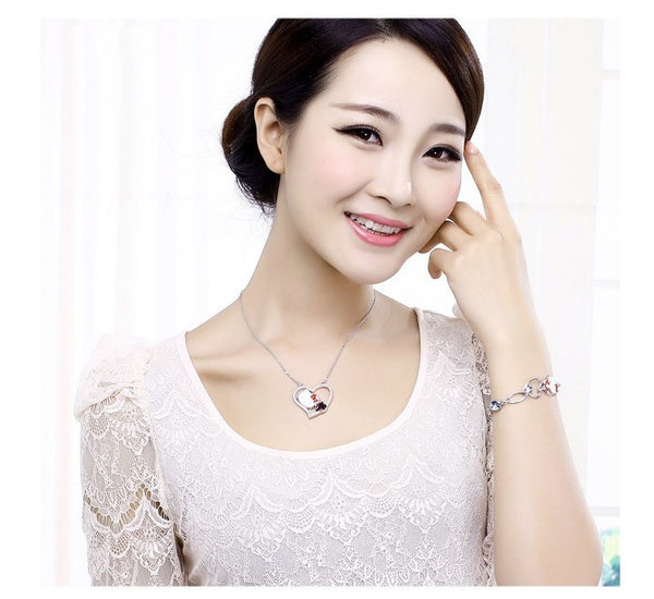 NLFA308 Trendy Lovely Kitty Pendant Necklace