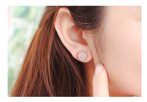 ERFA130 Fashion Charm Ball Stud Earrings