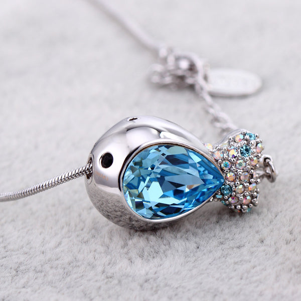 NLFA058 Charm Fish Pendant Necklace