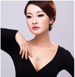 NLFA084 Charm Sakura Pendant Necklace