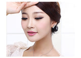 ERFA220 Fashion Charm Rabbit with Long Ears Stud Earrings