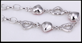 BLFA012 Fashion Charm Trio of Hearts Bracelet