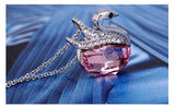 NLFA066 Charm Swan Pendant Necklace