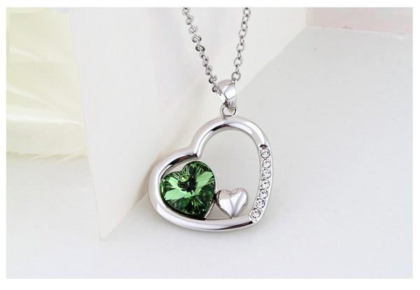 NLFA120 Fashion Living In My Heart Pendant Necklace